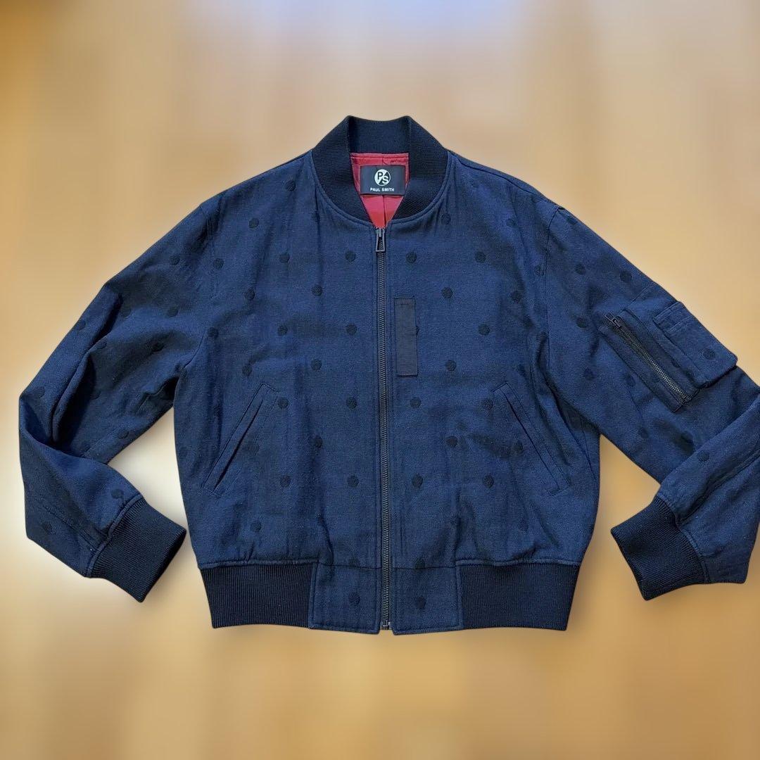 PS Paul Smith ポールスミス レディスネイビー ブルゾン ジャケット