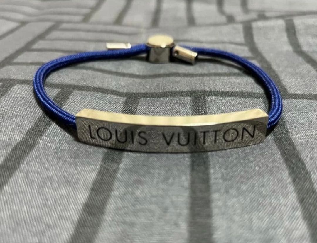 LOUIS VUITTON ルイヴィトン ネイビー スペース ブレスレット - メルカリ