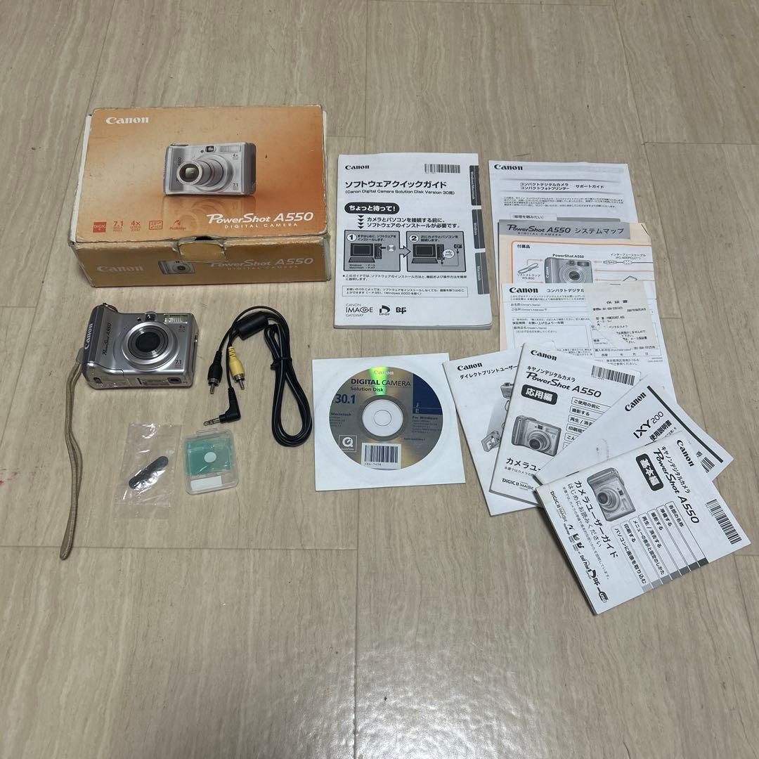 現状品！Canon PowerShot A550 コンパクトデジタルカメラ - メルカリ