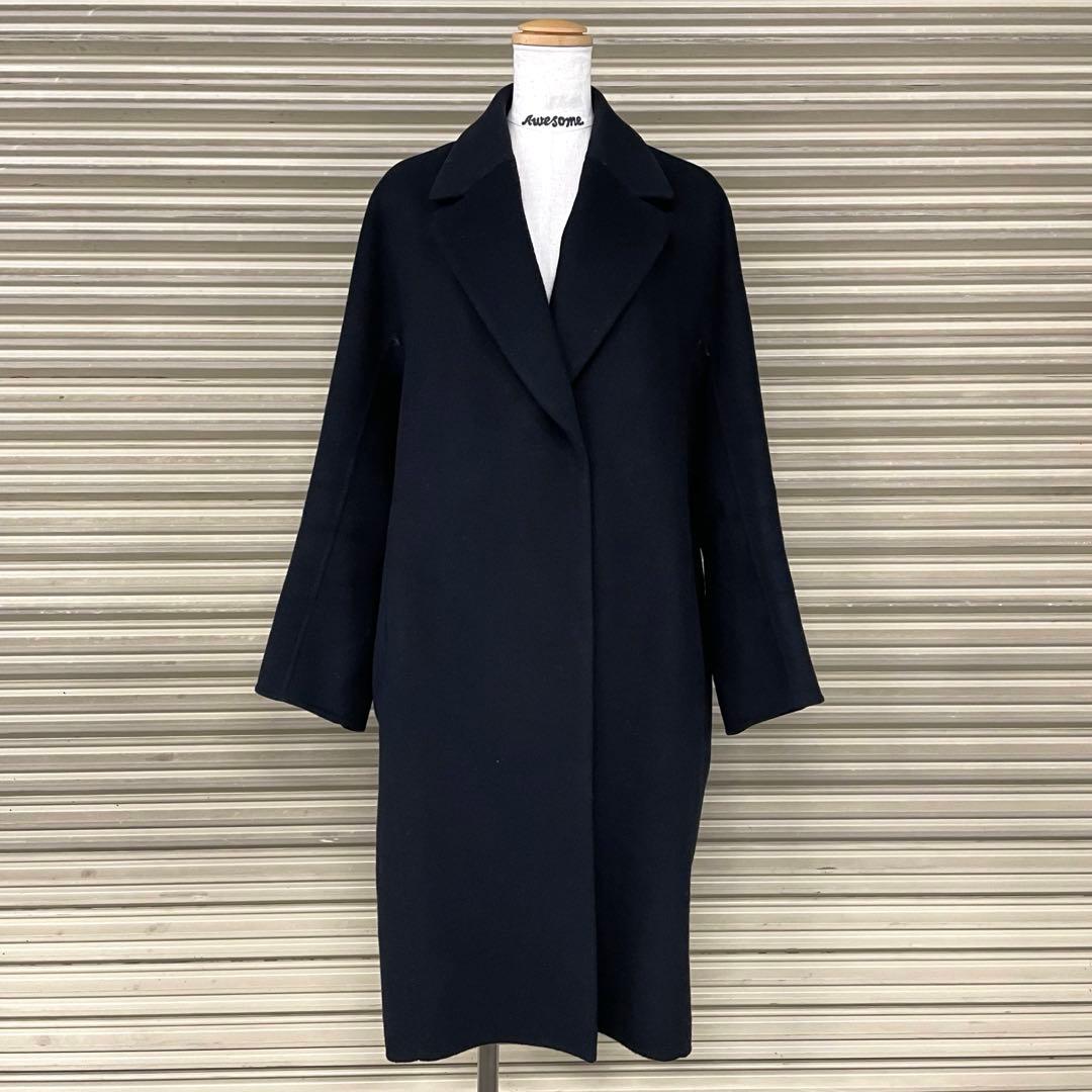 ボールジィ ウール混 ダブルフェイスチェスターコート ジャケット