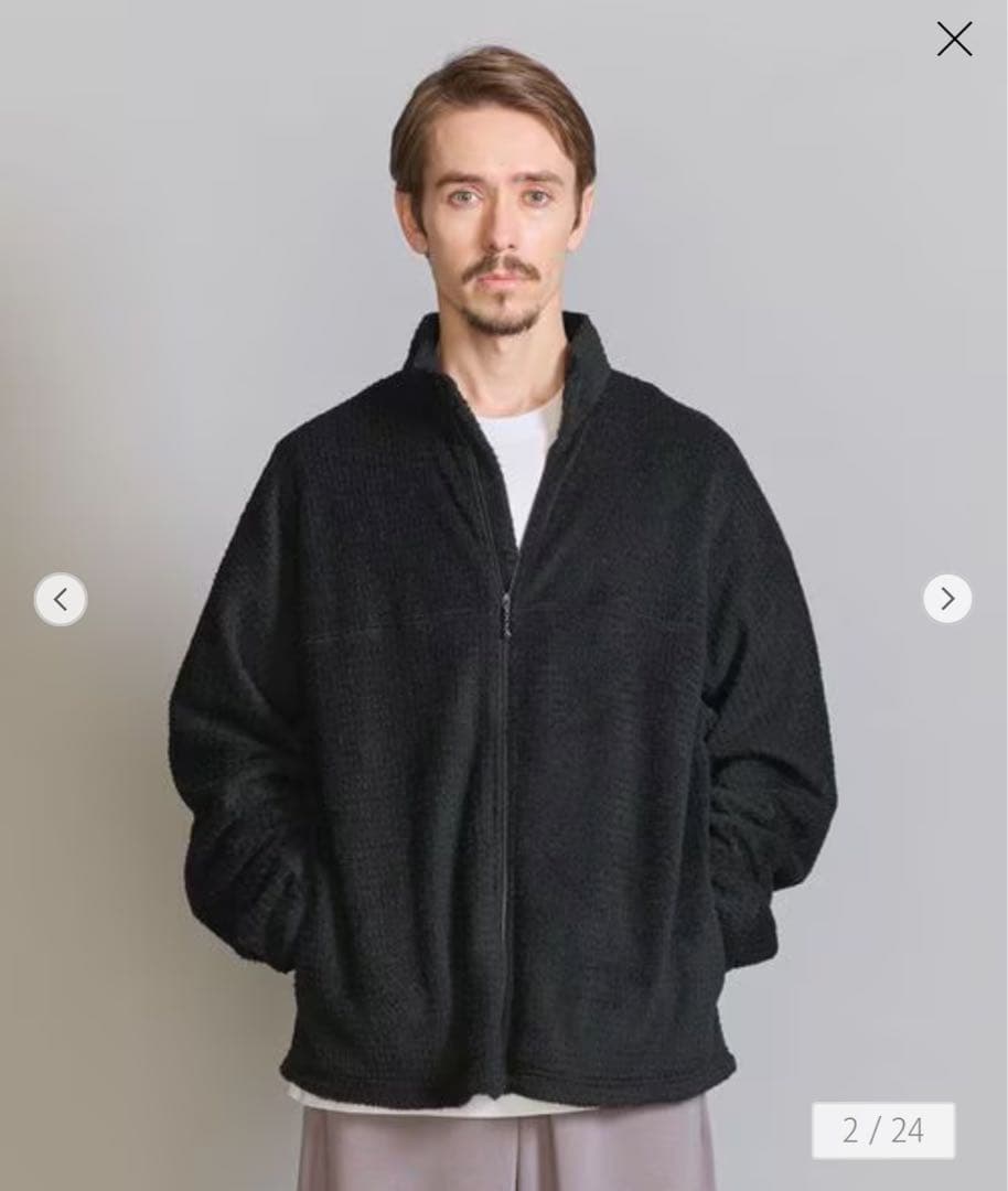 koti ポーラテック アルファダイレクト フルジップ カーディガン