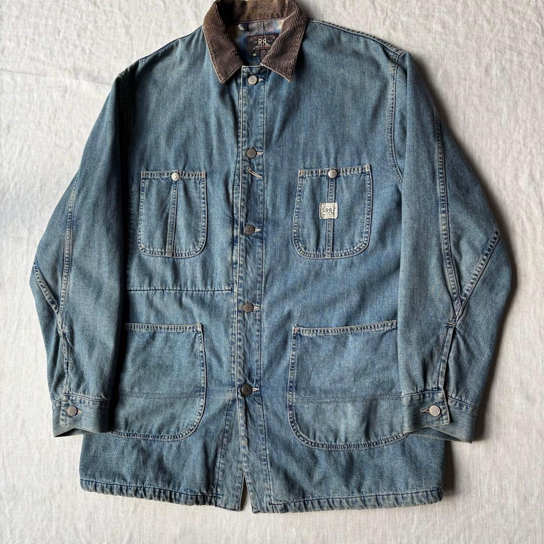 RRLダブルアールエル 90's USA製 三ツ星 デニム カバーオール M - メルカリ