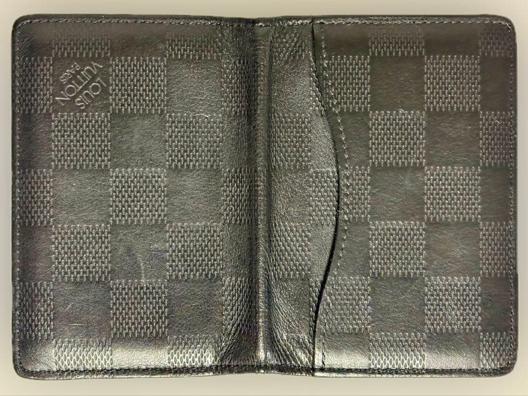 【中古良品】Louis Vuitton 名刺入れ ダミエアンフィニ ブラック 楽天市場】LOUIS VUITTON ルイ ヴィトン ダミエアンフィニ