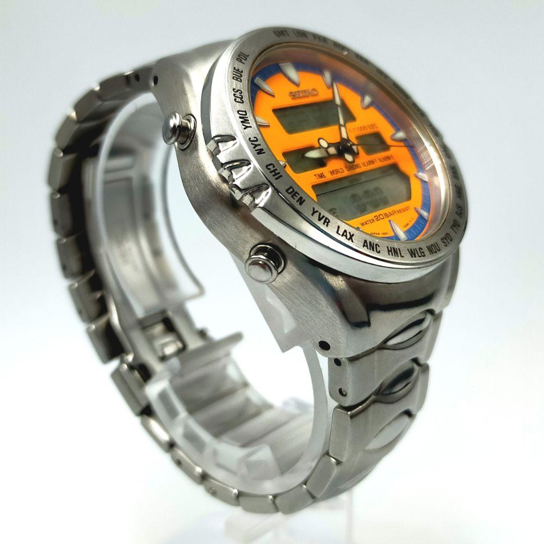 【電池交換済】希少 セイコー ジウジアーロ マッキナスポルティーバ 17.5cm