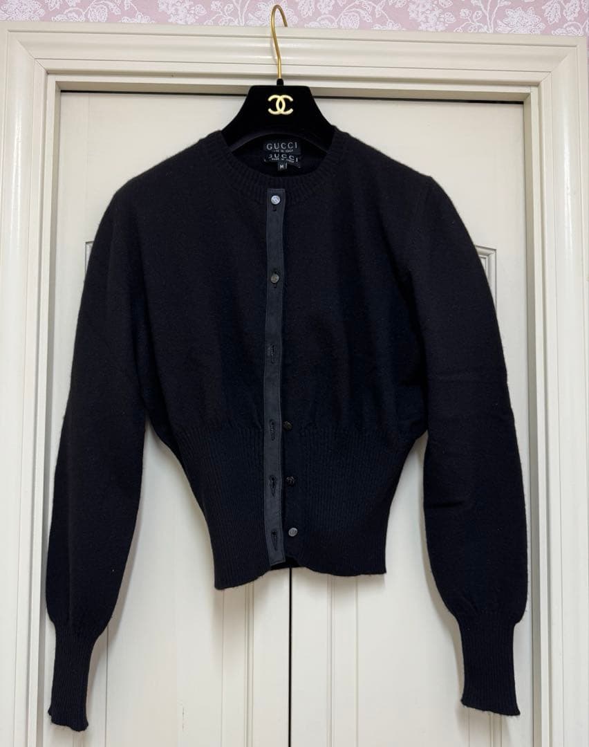 ヴィンテージ　グッチ　アンサンブル　トップス　カシミア　ブラック アンサンブルシャギートップス – Darich (ダーリッチ)