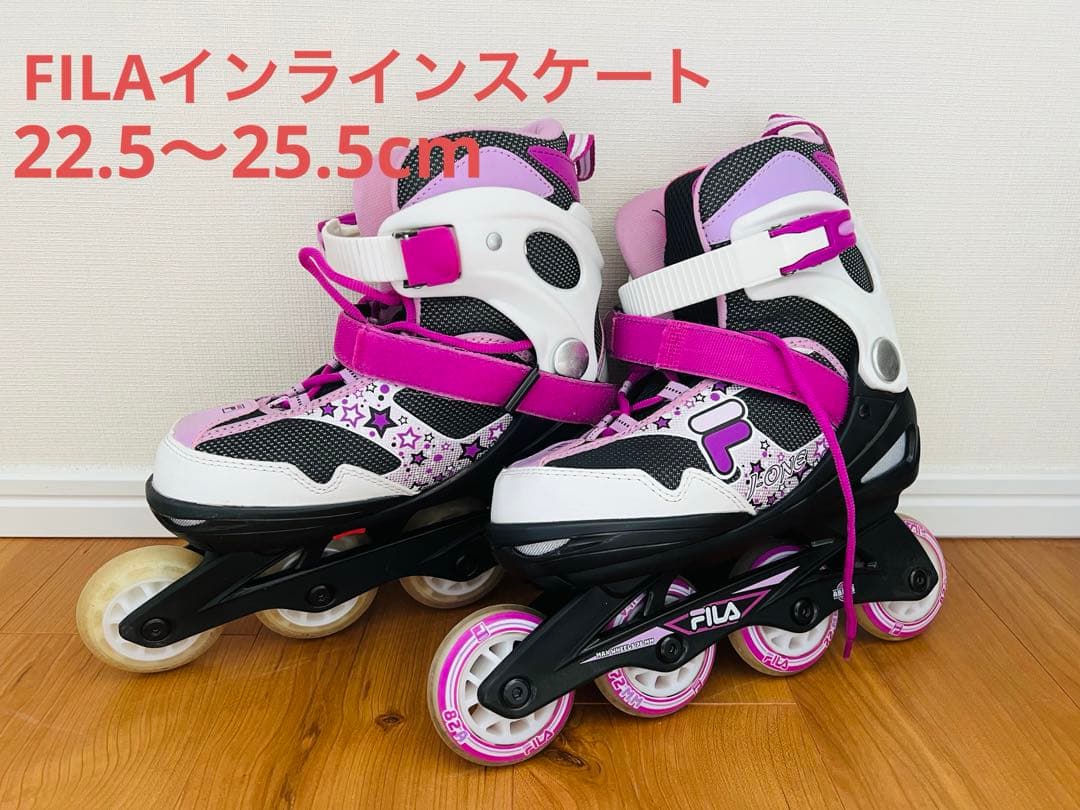 FILA☆フィラ☆インラインスケート☆ローラーブレード☆22.5-25.5cm
