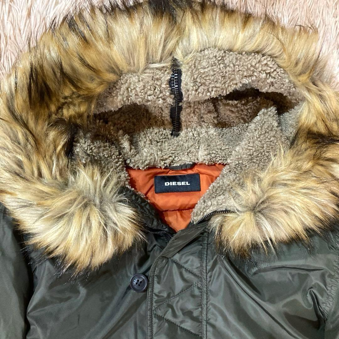 良品】ディーゼル DIESEL N-2B 希少 Lサイズ 大きいサイズ カーキ