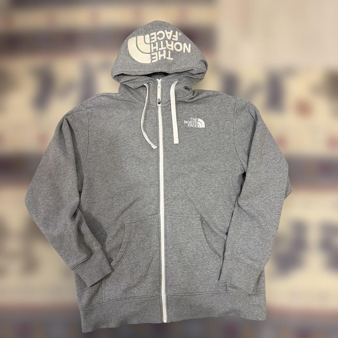 THE NORTH FACE グレー フルジップ パーカー L ノースフェイス - メルカリ
