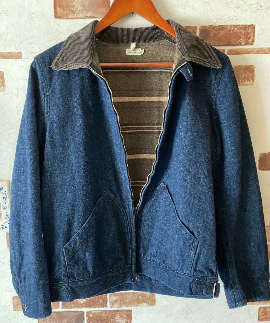 ウエアハウス TALONジップアップ デニムジャケット2149ブランケット38M