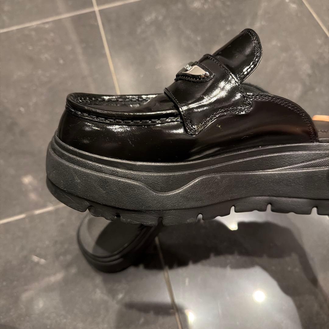 ジョーダン 厚底サンダル ローフファー 24cm - メルカリ