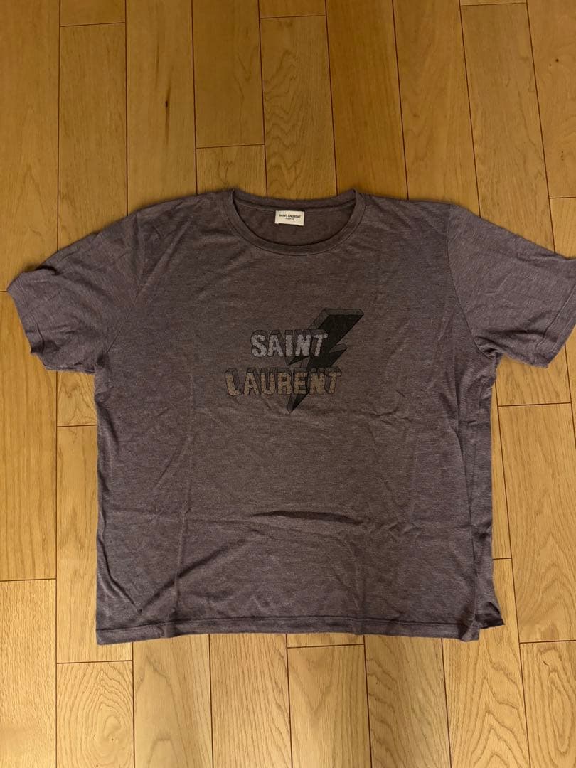 サンローラン サンダーボルトTシャツ 平野紫耀着用 L パープル 同型