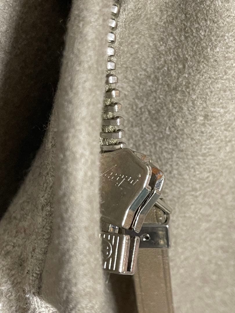 バレンシアガ ベージュ ノーカラー ロングコート M〜Lサイズ感 - メルカリ