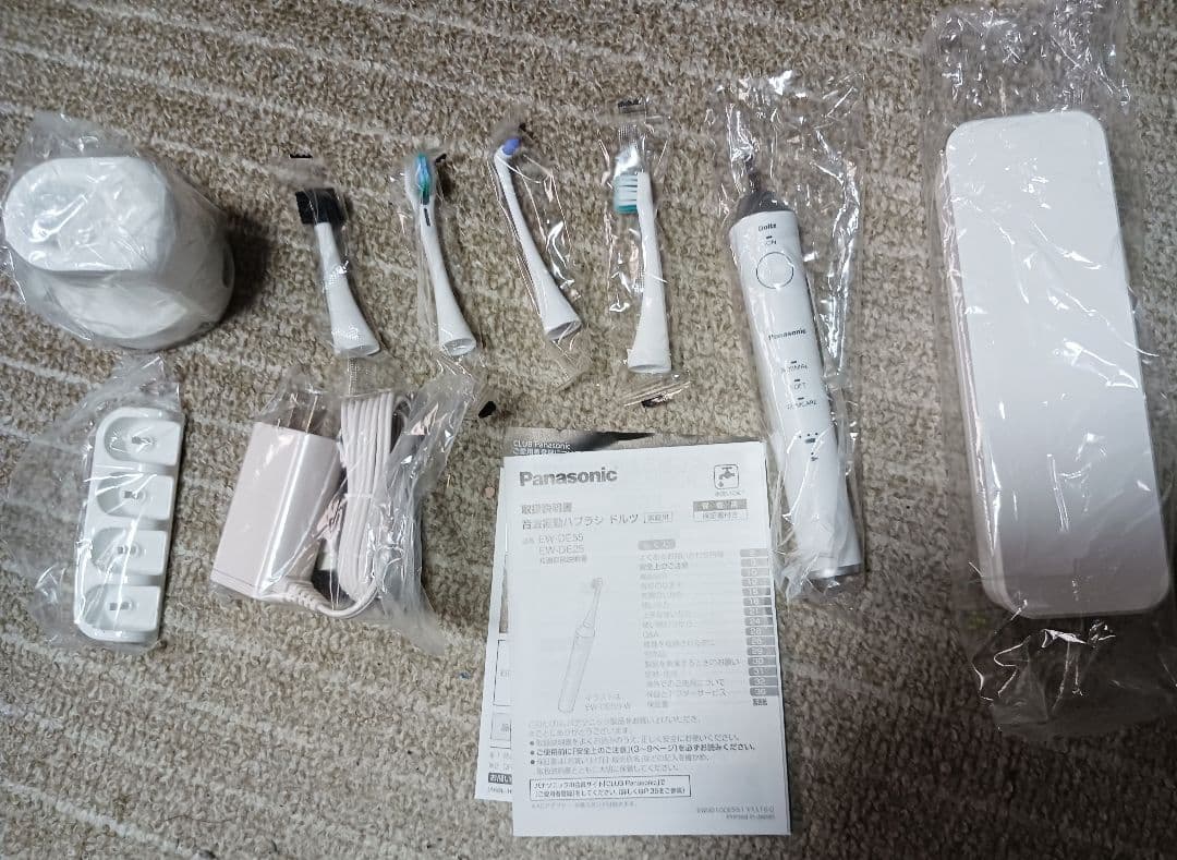 Panasonic EW-DE55-W 電動歯ブラシ 白 未使用品の通販はau PAY