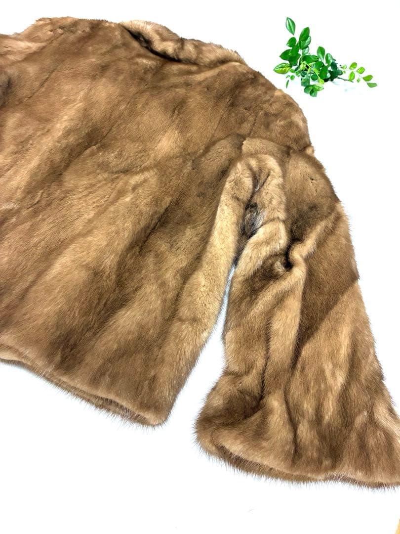 MOON CRESENT ムーンクレセント 9号 毛皮 リアルファー コート