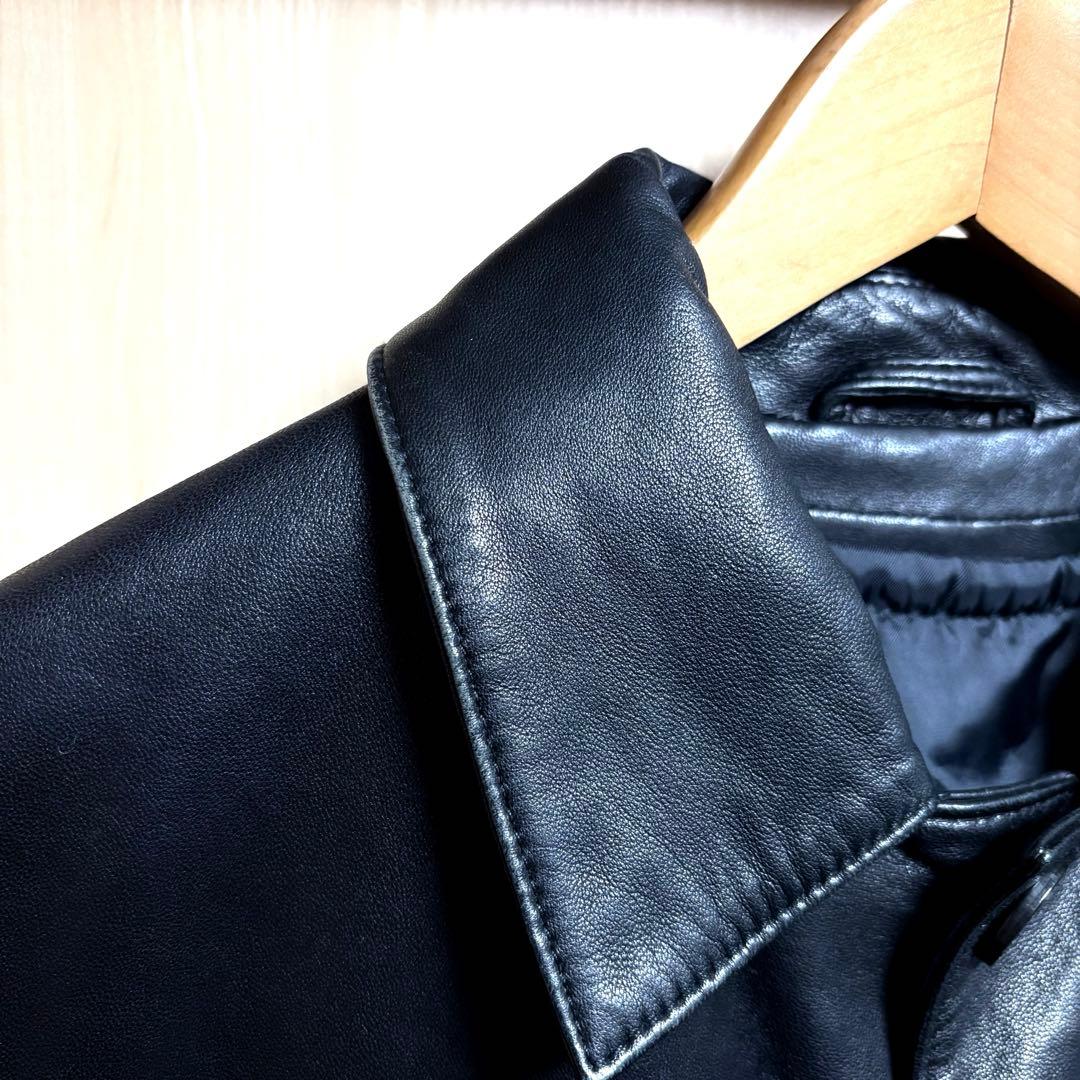 ヒロ様専用✨ユナイテッドアローズ レザーステンカラーコート 羊革