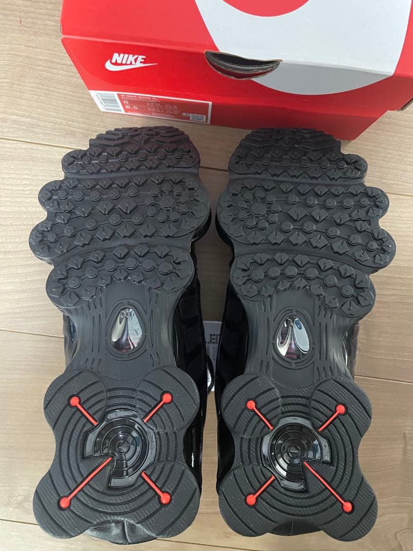 W NIKE SHOX TL BLACK 25.0cm ショックスTL