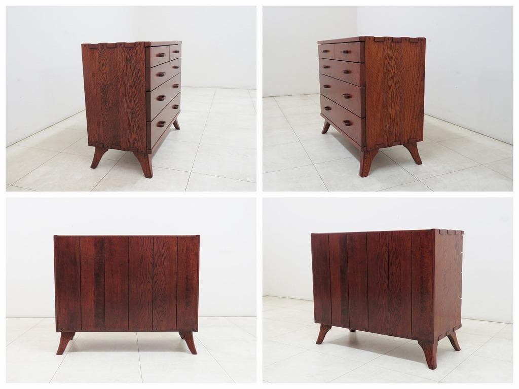 桧 無垢材 チェスト タンス 抽斗検矢澤金太郎ジョージナカシマ家具蔵BC