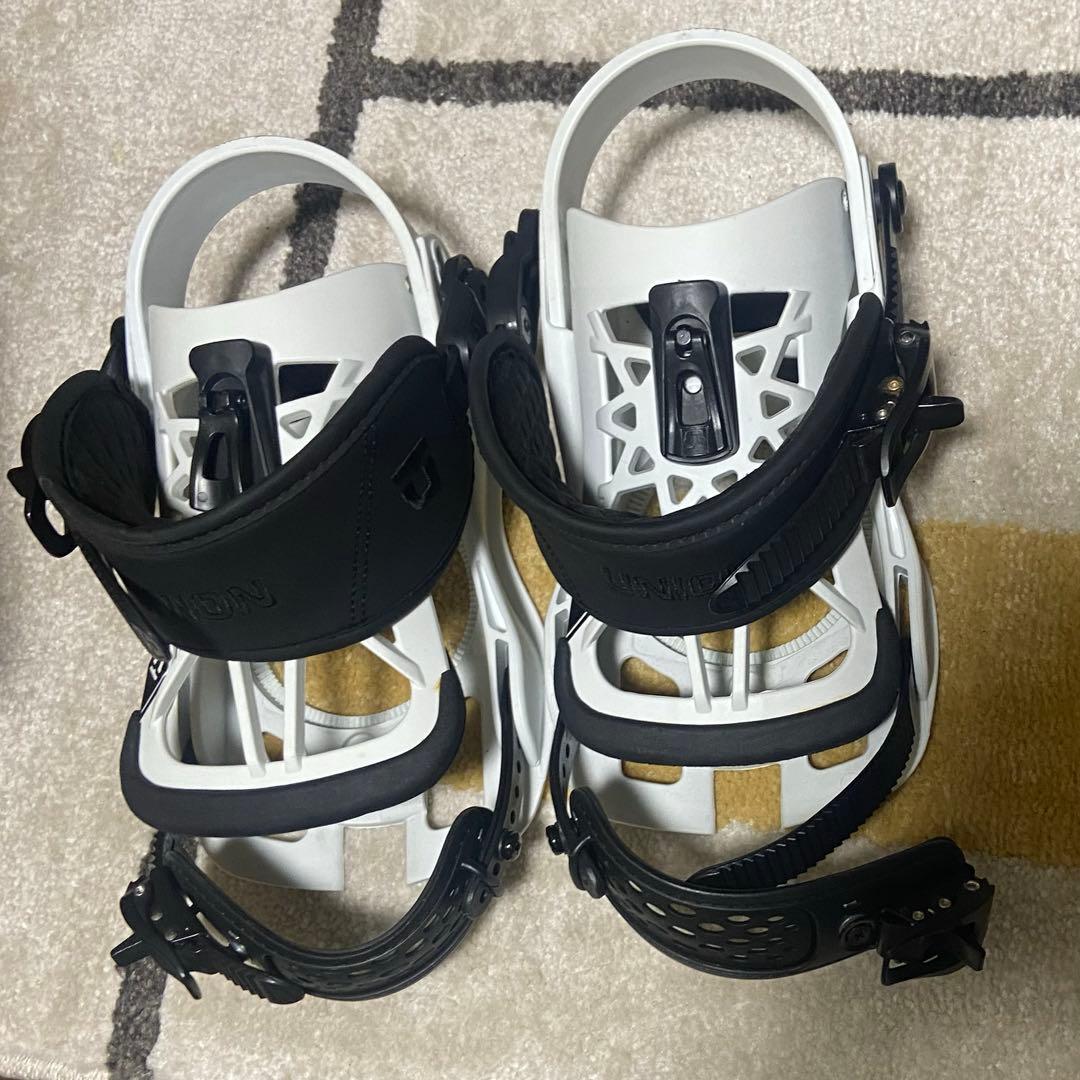 UNION スノーボード ビンディング ホワイト/ブラック - メルカリ