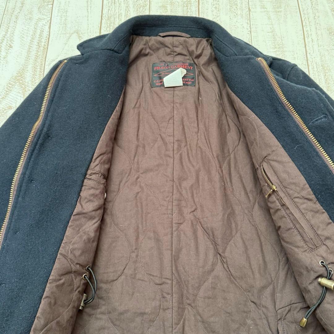 イタリア製【フィルソン】ブラックレーベル レイルロードマンズコート