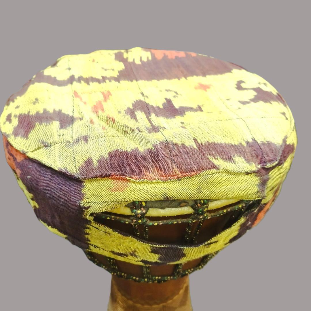 ジャンベ 12インチ 打面31cm 木製パーカッション 楽器 木彫り