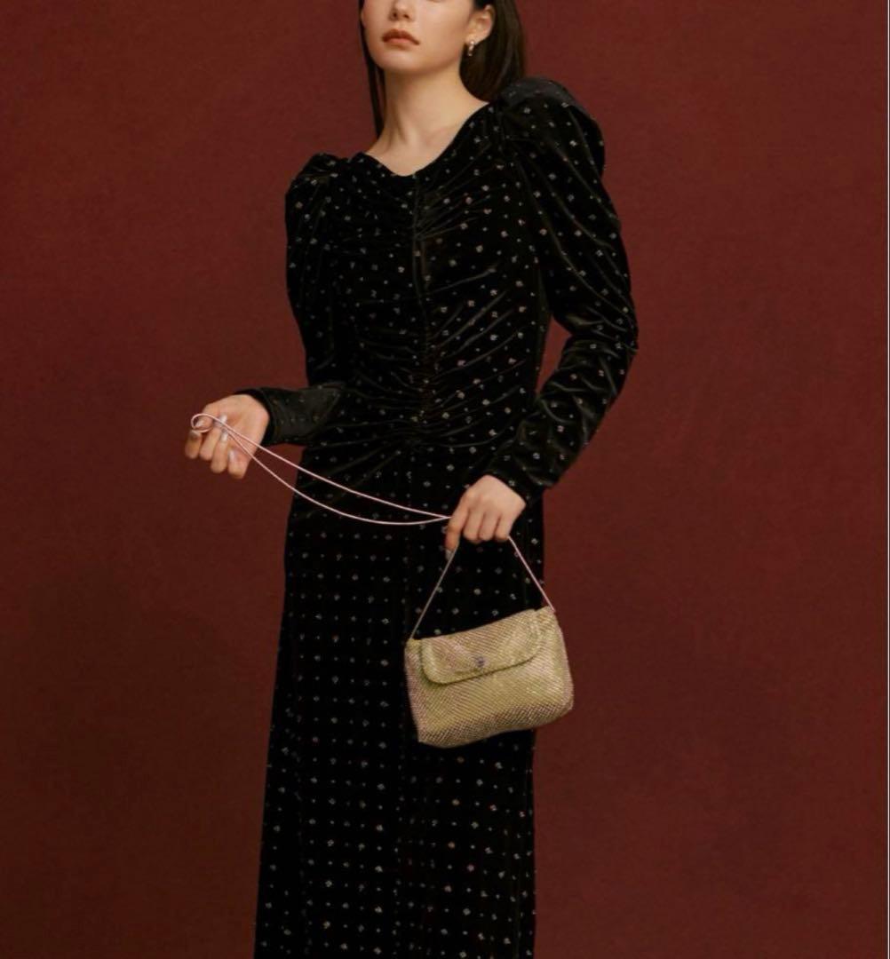 極美品 snidel ベロア刺繍 ワンピース 2024AWブラック S - メルカリ