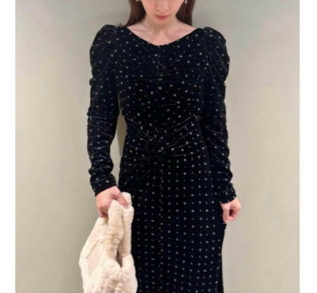 極美品 snidel ベロア刺繍 ワンピース 2024AWブラック S - メルカリ