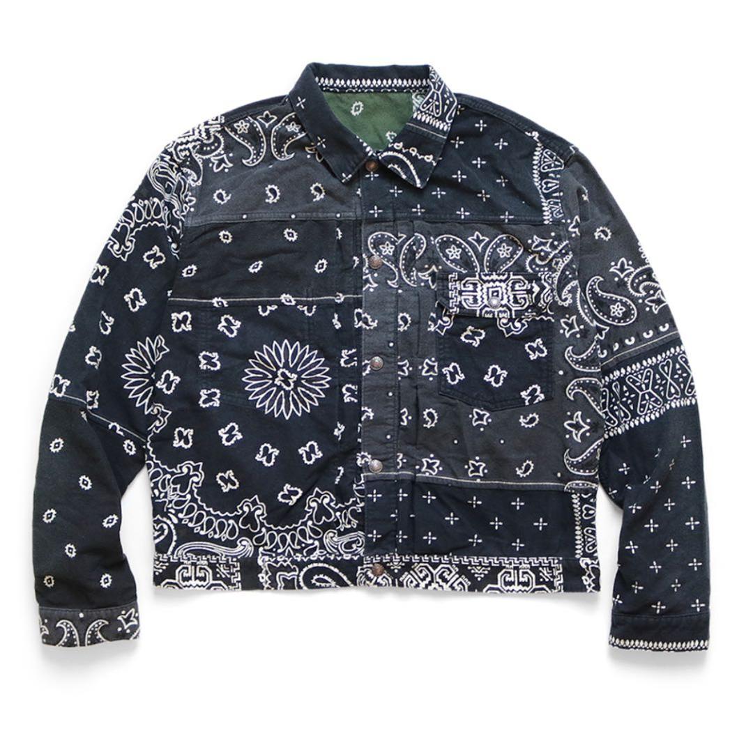 KAPITAL ネル リバーシブルバンダナpt 1st JKT - メルカリ