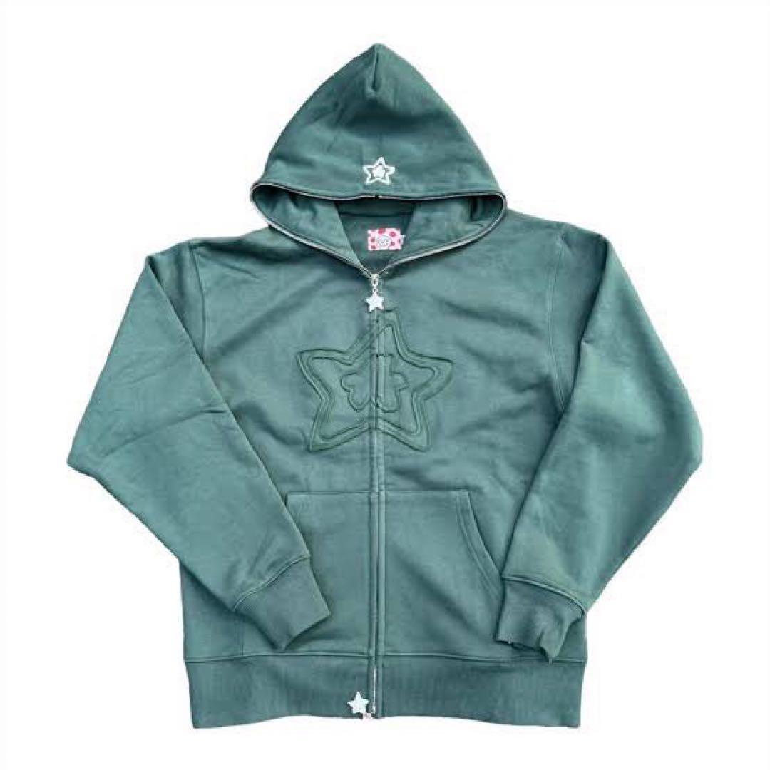 star team スターチーム ジップパーカー - メルカリ