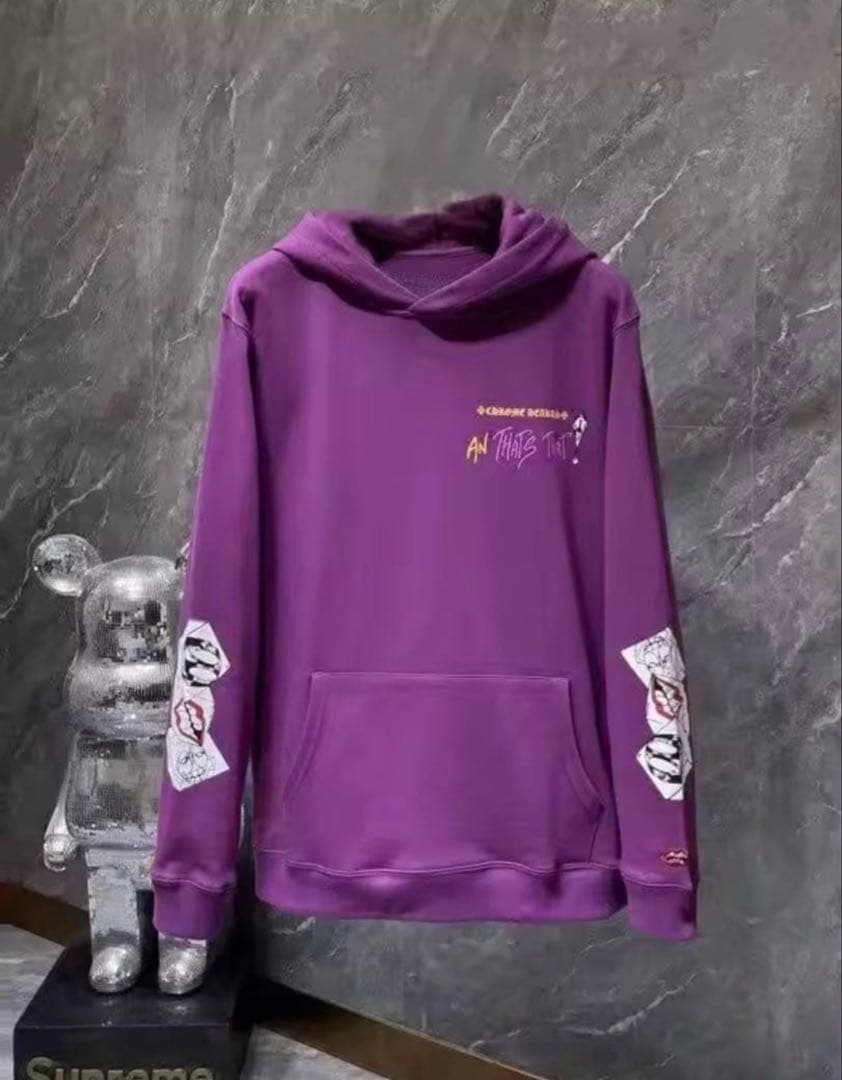 Chrome Hearts フーディ Chrome Hearts F U Horseshoe Floral Sleeve Zip Up Hoodie - SRM