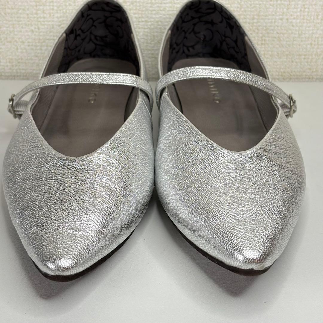 HIMIKO ヒミコ　25.5cm メリージェーン　フラットシューズ　パンプス