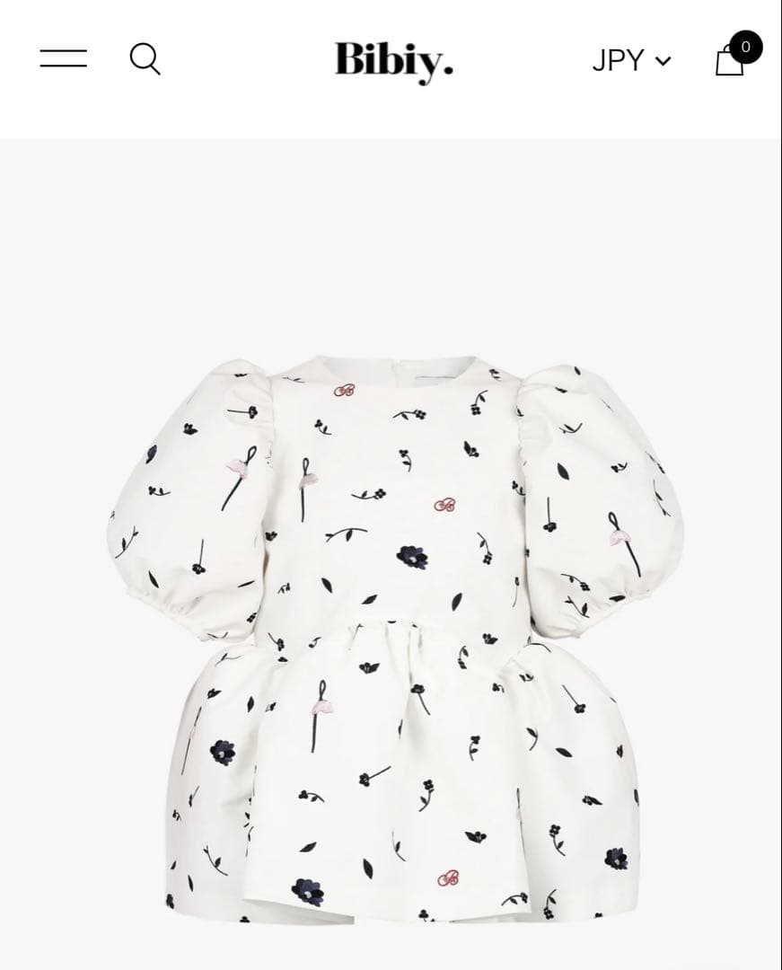 Bibiy ビビィ B. BLOOMY BLOUSE 花柄ブラウス