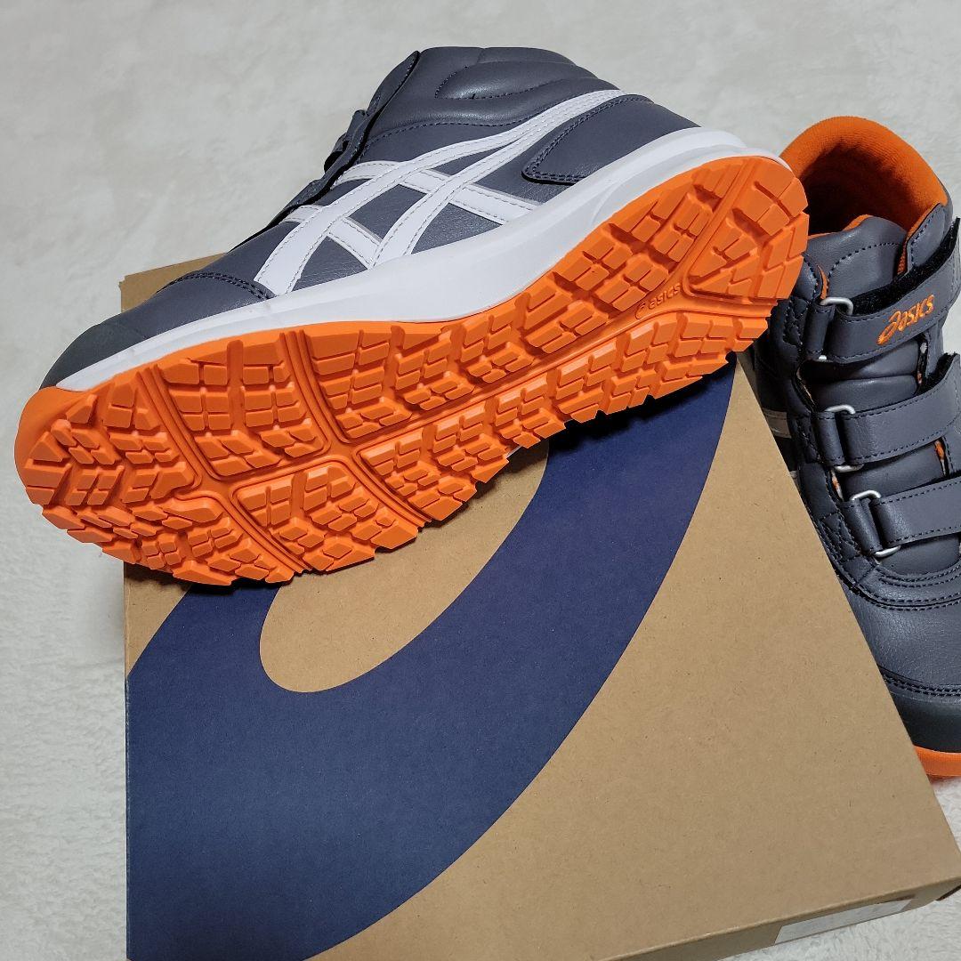 安全靴　asics CP302 METROPOLIS/WHITE 24.5cm