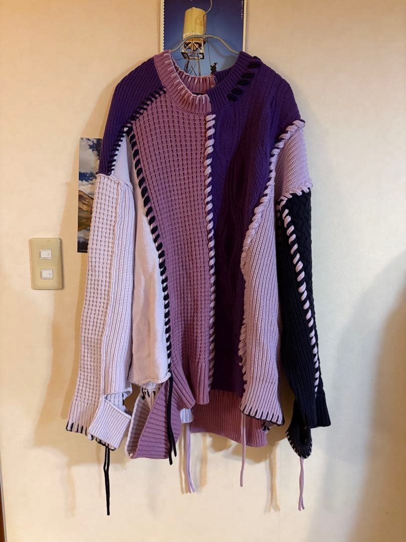 MAISON SPECIAL 鬼ワッフル ニット - メルカリ