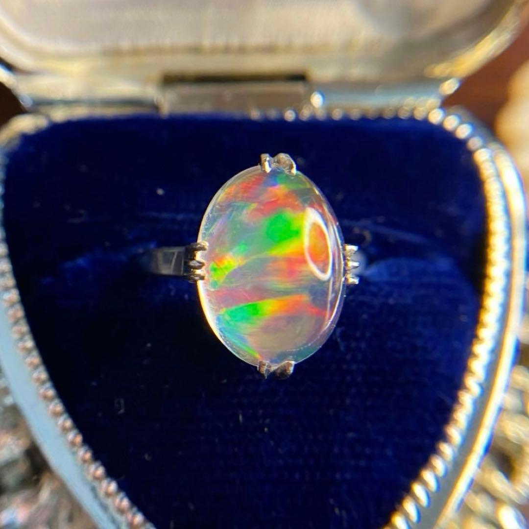 Pm ぷっくり オパール 15号 4.6g 指輪