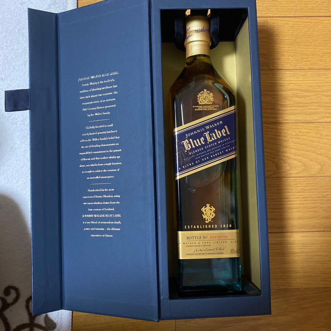 未開栓ジョニーウォーカー ブルーラベル750ml - メルカリ