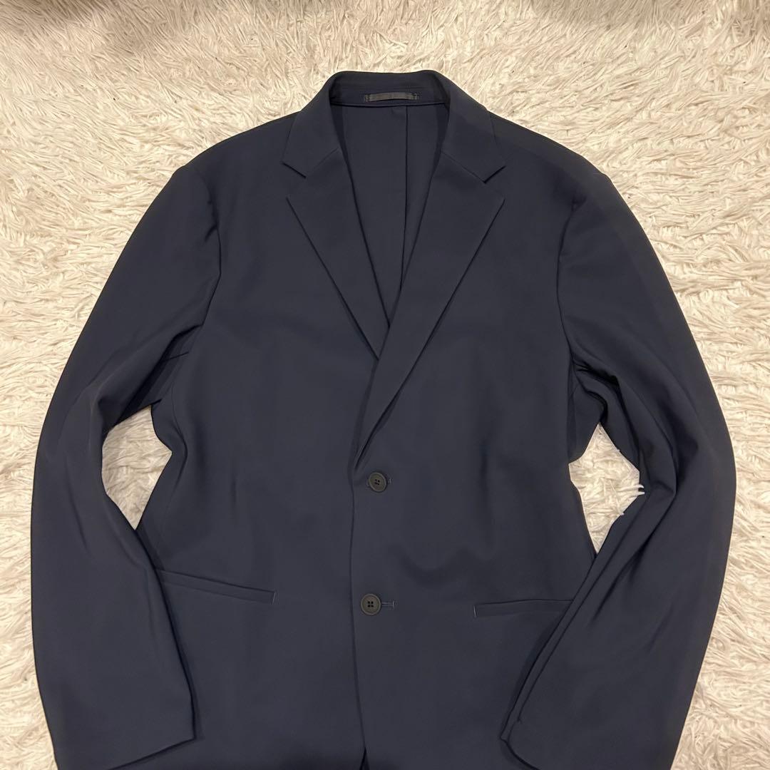 美品 セオリー スーツ セットアップ 2022年 ストレッチ 洗えるネイビー