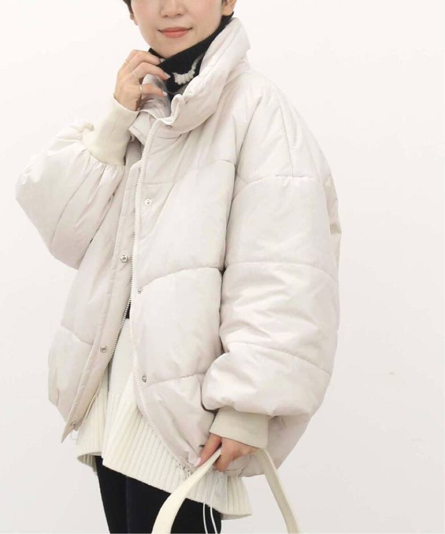 5.3万ドゥーズィエムクラス 中綿ジャケットオフホワイト