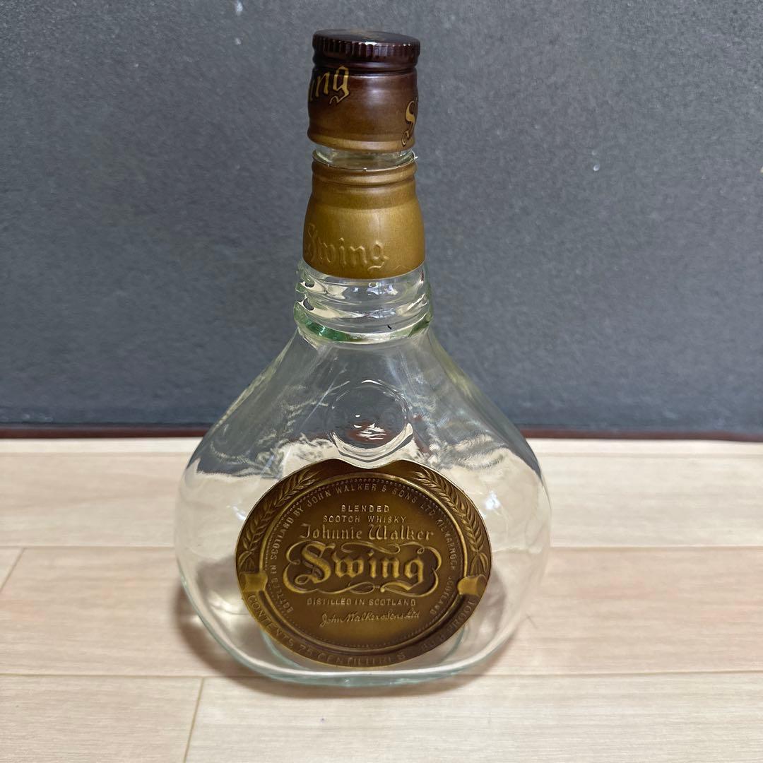 ジョニーウォーカー Swing スコッチウイスキー空瓶 - メルカリ