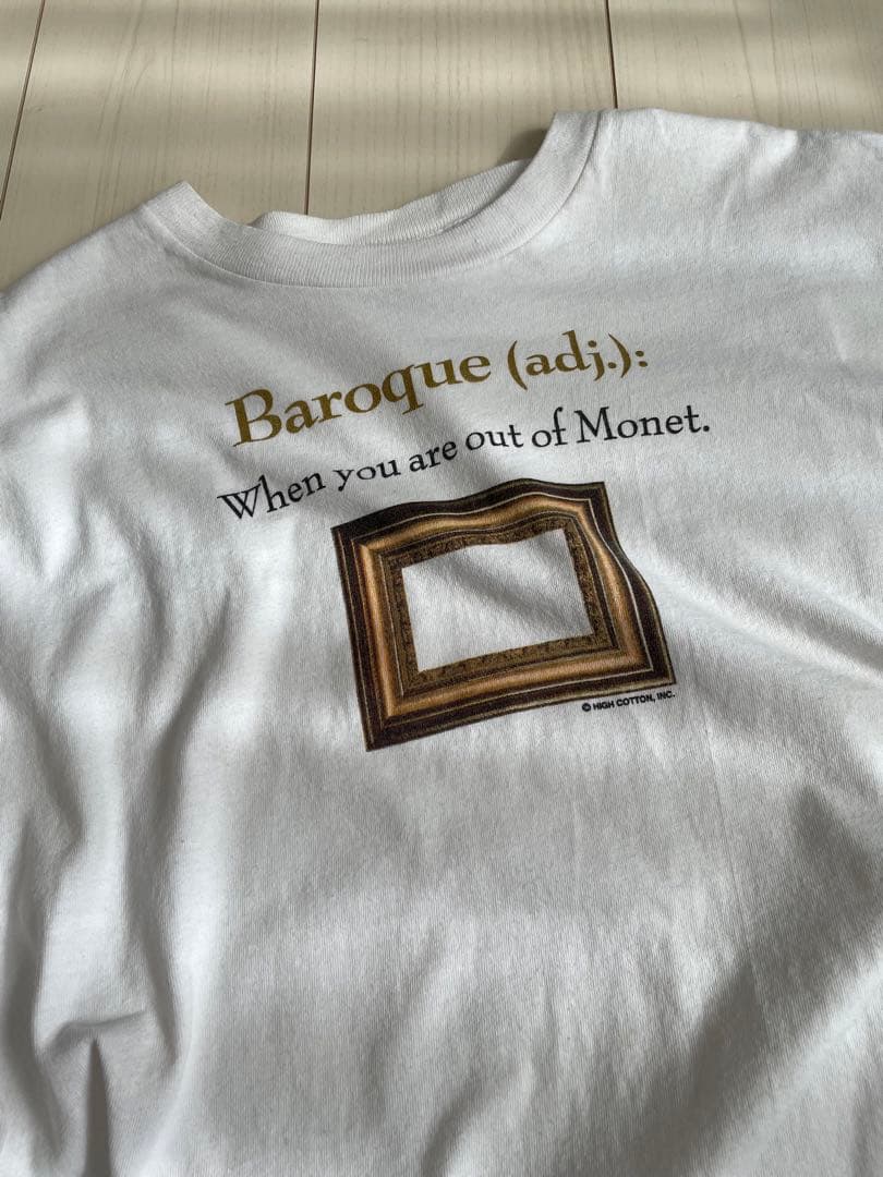 90s モネ バロック TシャツClaude Monet 印象派 アート - メルカリ