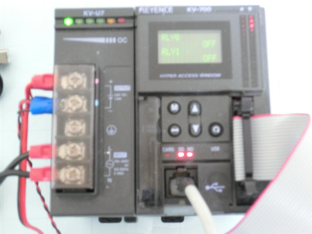 Keyence キーエンスPLC KV700 タッチパネル VT3-W4M 学習