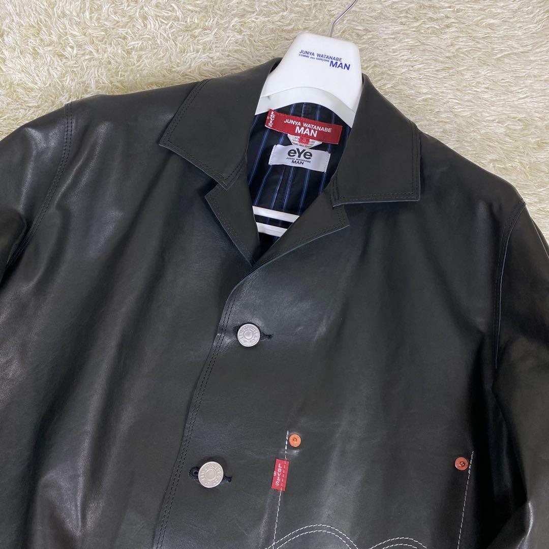 完売品】アイジュンヤワタナベマン リーバイスレッド レザーコート