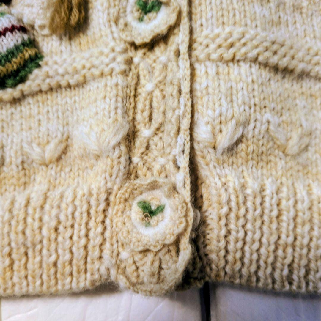 NOUGAT SUGAR ヌガーシュガー ニットカーディガン 刺繍 ヴィンテージ