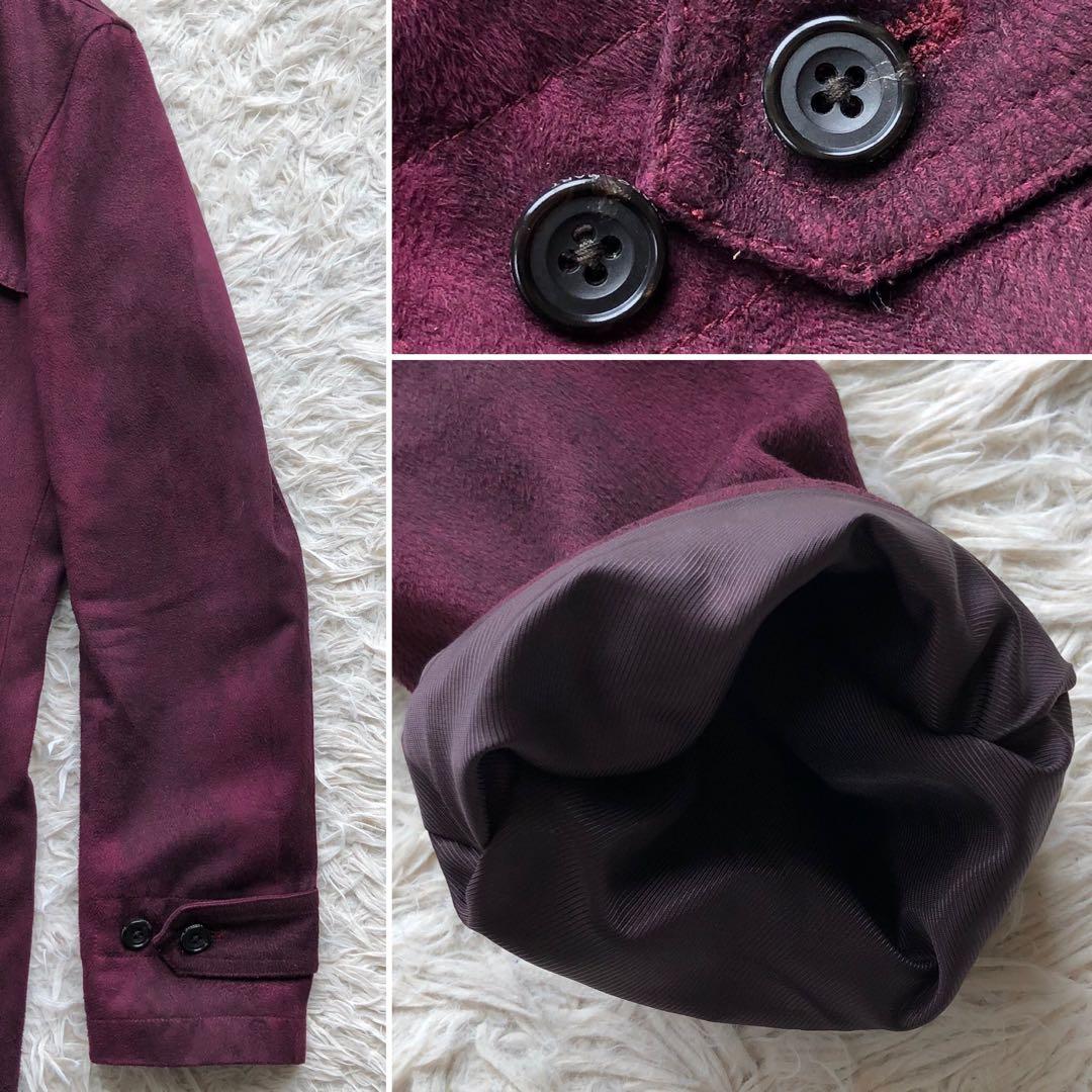 極美品 マイクロスエード L】トルネードマート ベルテッドコート 赤 y2k