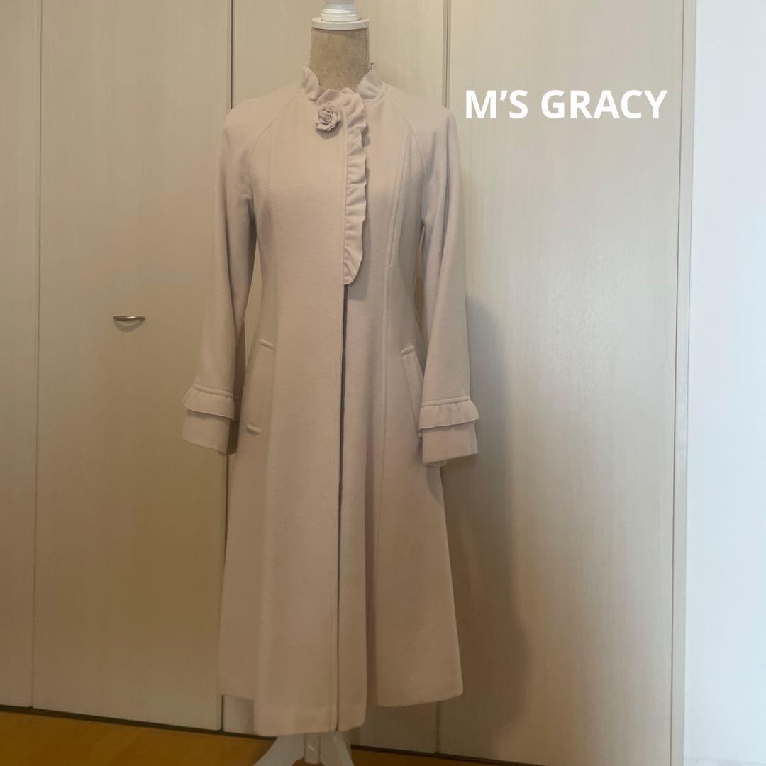 訳あり M'S GRACYエムズグレイシー☆カタログ掲載フリルコート - メルカリ