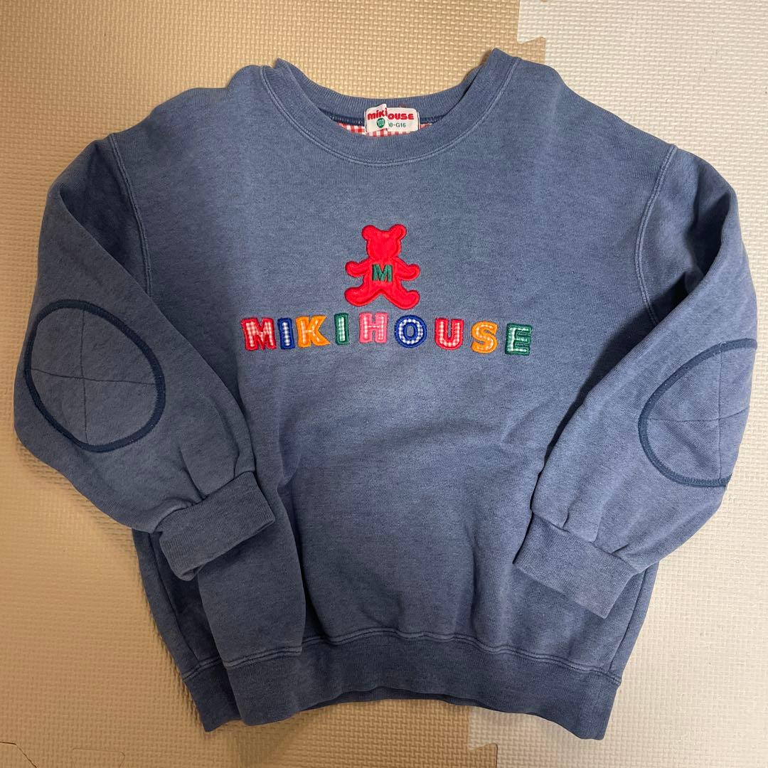 MIKIHOUSE クマ刺繍 トレーナー グレー - メルカリ