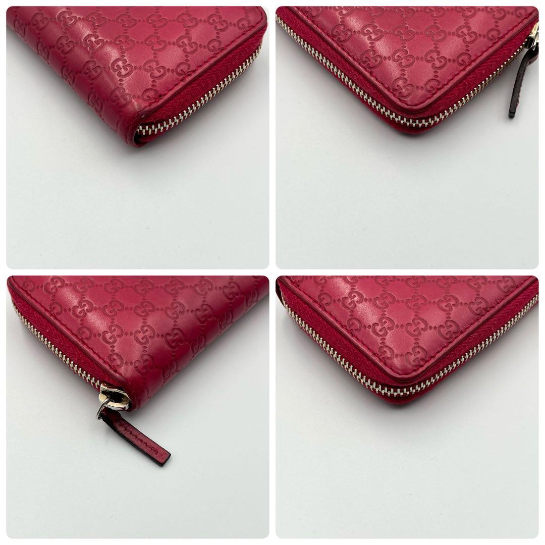 グッチ コインパース 小銭 カード入れ マイクロシマ ピンク - メルカリ