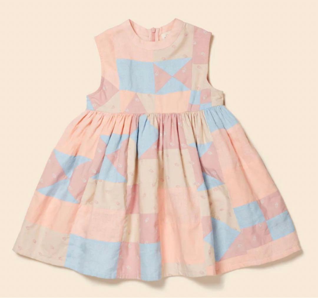 Apolina kids wendy dress patchwork3-5y