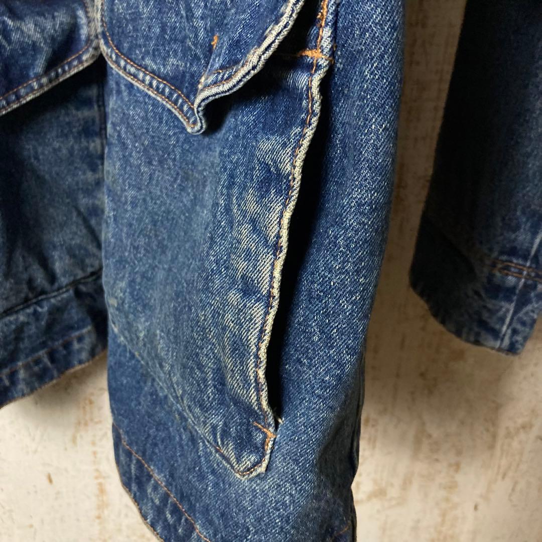 80s エディーバウアー 黒タグ デニムジャケット カバーオール アメリカ