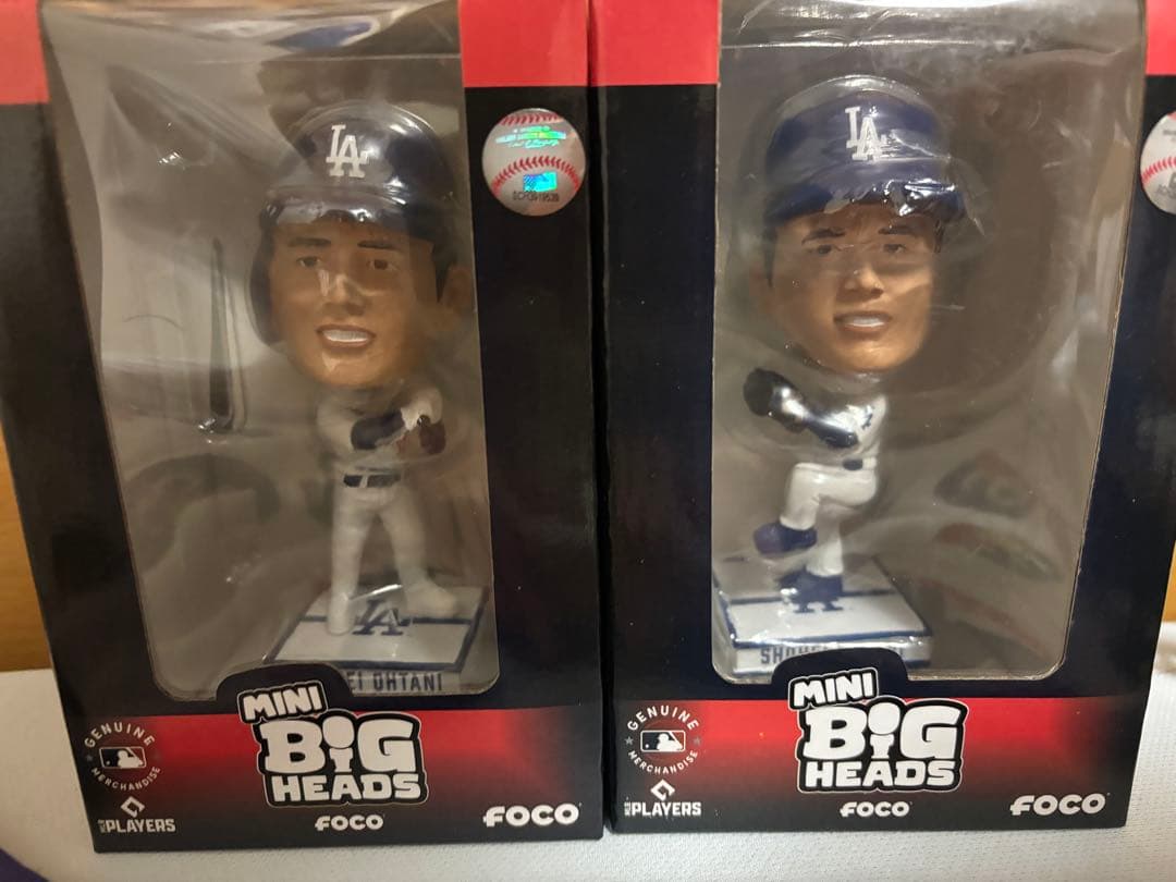 ドジャース　大谷翔平ボブルヘッド　ピッチャー　&バッター　2個セット　未開封 FOCO LAドジャース大谷翔平ピッチャーVer.4.5インチボブルヘッド MLB