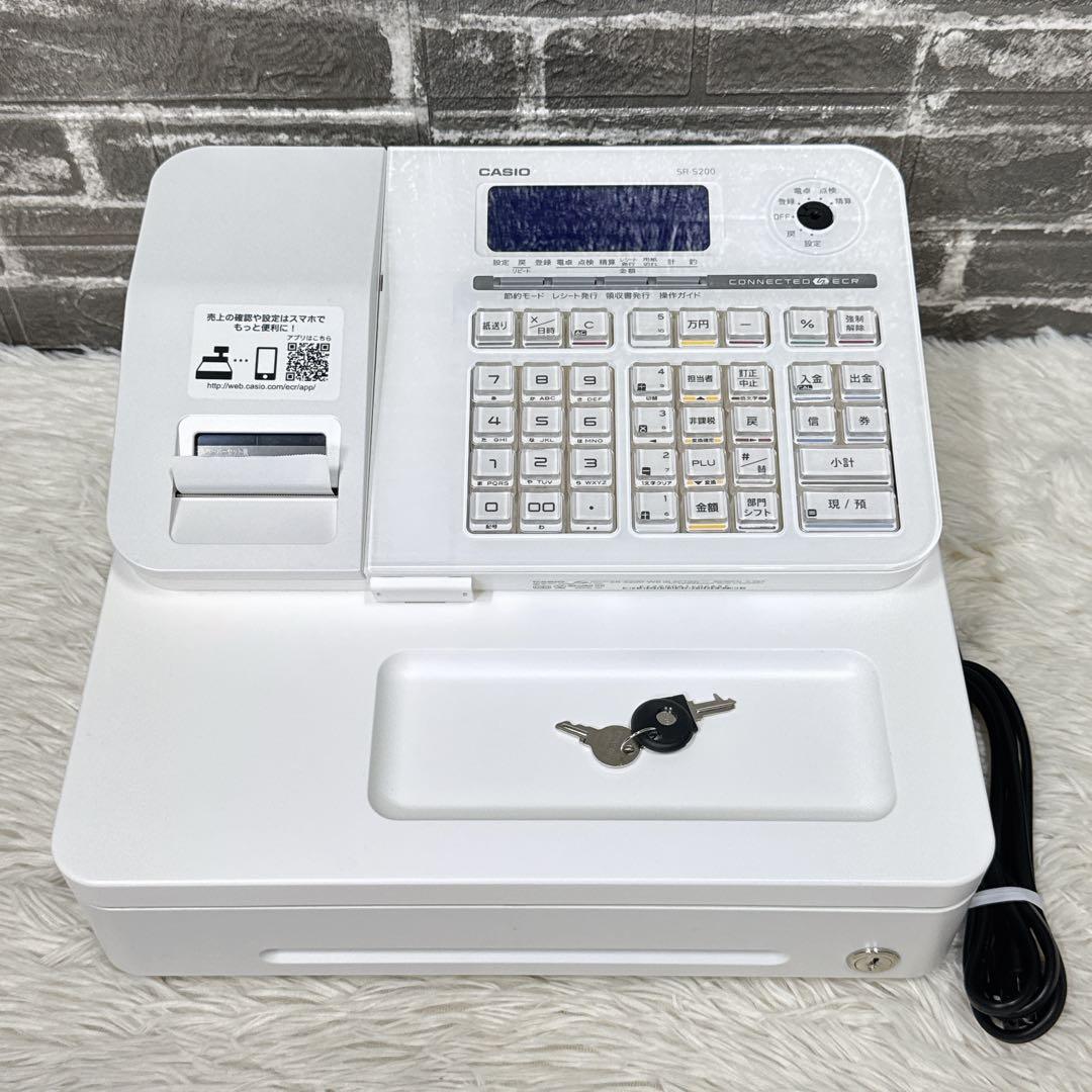 CASIO/カシオ レジスター SR-S200 Bluetooth インボイス インボイス制度対応セット カシオ レジスター SR-S200 Bluetoothで